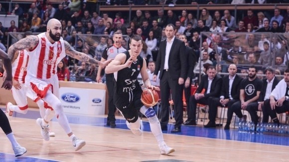 Баскетбольные шорты Партизан Белград мужские черная 5XL