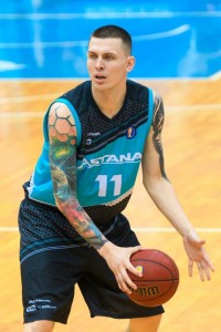 Баскетбольная майка Астана детская синяя 2017/2018 2XL