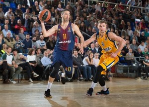 Баскетбольная майка Барселона женская синяя 2017/2018 S