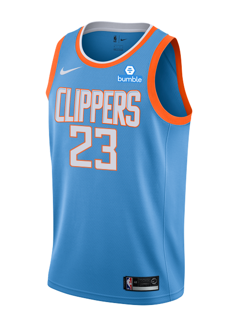 Баскетбольная форма Лос-Анджелес Клипперс мужская  синяя 2017/2018 S