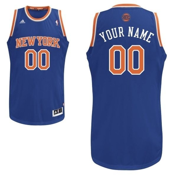 Баскетбольные шорты Нью Йорк Никс мужские синие 2017/2018 XL