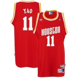 Баскетбольная форма Яо Мин мужская красная 2XL